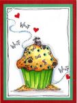 Puppy Cupcake Card